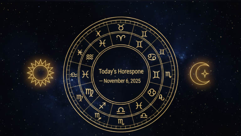 6 नवंबर 2025 आज का राशिफल | दैनिक राशिफल हिंदी में | Nakshatra AI Horoscope Banner