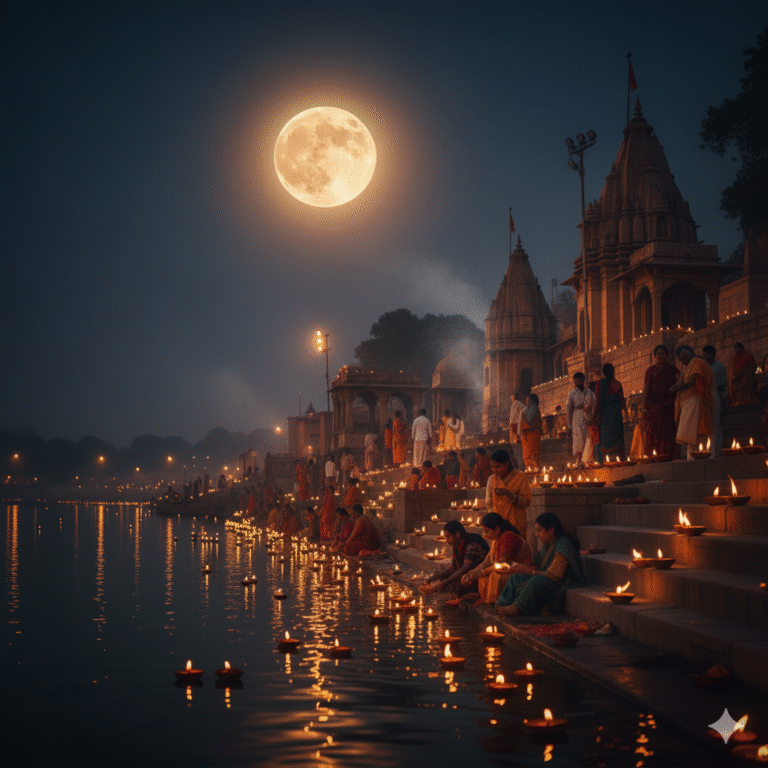 5 नवंबर 2025 पंचांग – उत्तर भारत (कार्तिक पूर्णिमा, दीपदान, शुभ मुहूर्त)