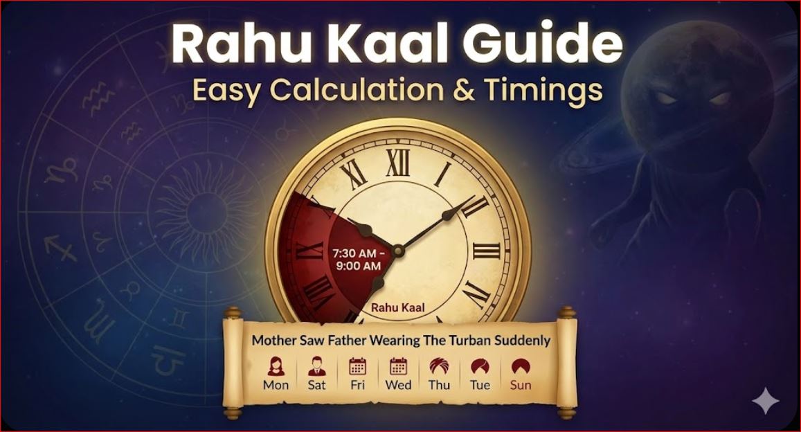 Rahu Kaal Time Calculation