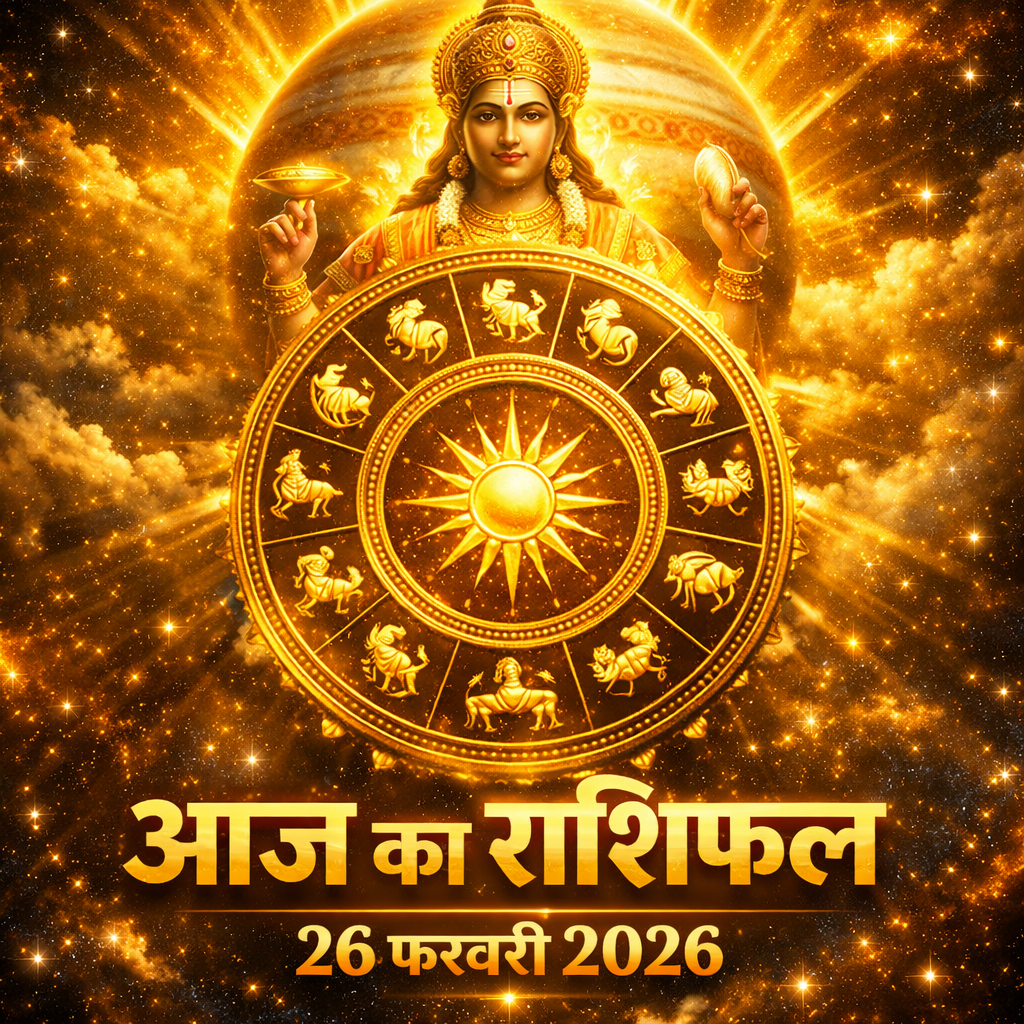 आज का राशिफल 26 फरवरी 2026