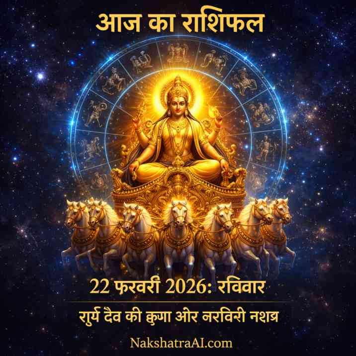22 फरवरी 2026 आज का राशिफल और पंचांग