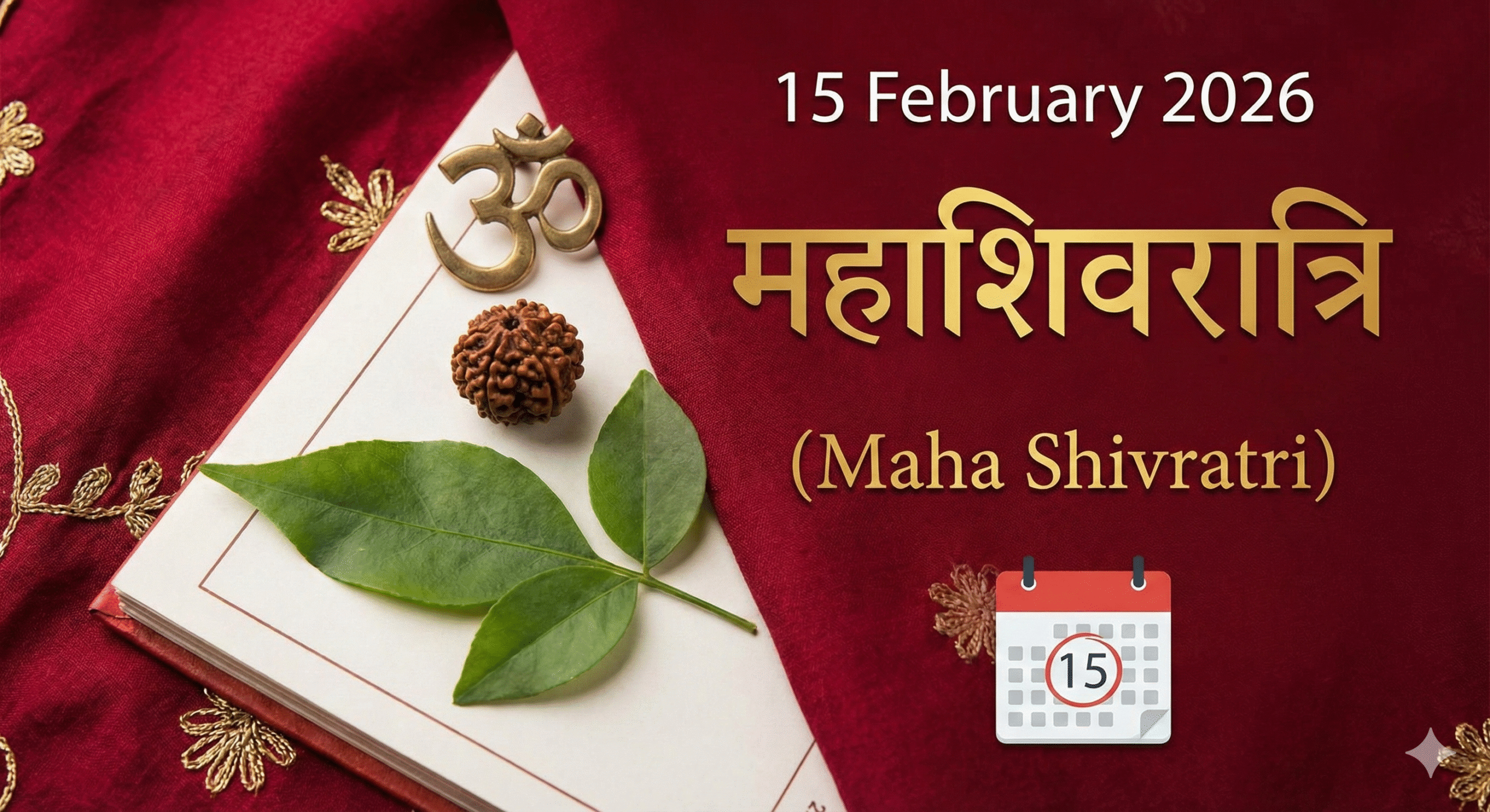 🕉️ Aaj Ka Panchang Maha Shivratri Special (15 Feb 2026)