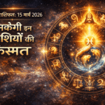 आज का राशिफल 15 मार्च 2026 चमकेगी इन राशियों की किस्मत
