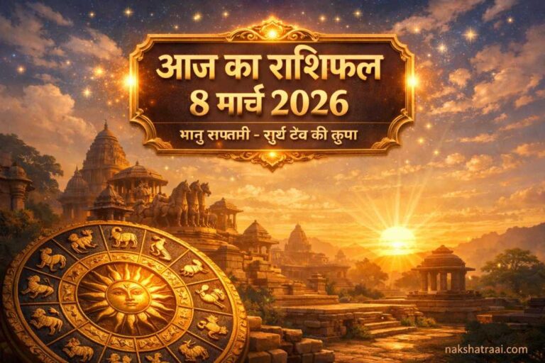 आज का राशिफल 8 मार्च 2026